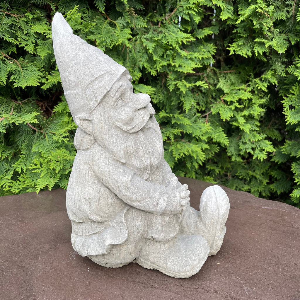 Concrete Gnomes For Sale 14.5" Garden Gnome Cement