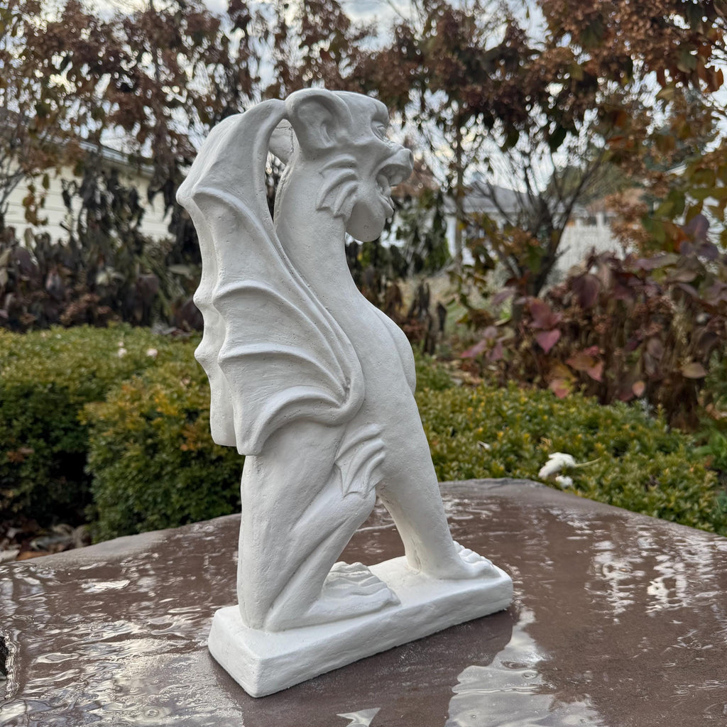 Gargoyle Statue - Concrete Garden Decor - Gothic Home and Patio Decoration