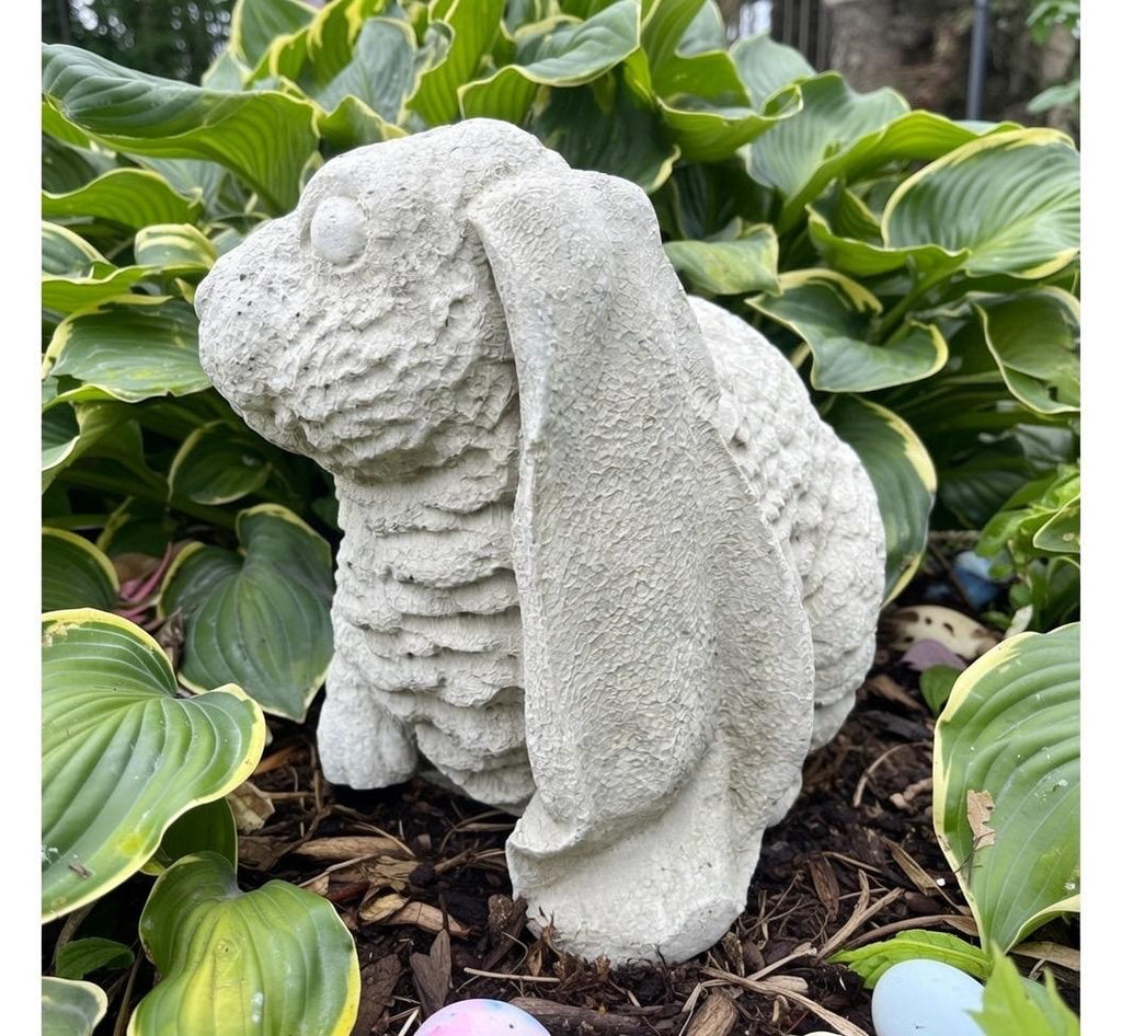 Large Concrete Bunny Rabbit Garden Sculpture 13"