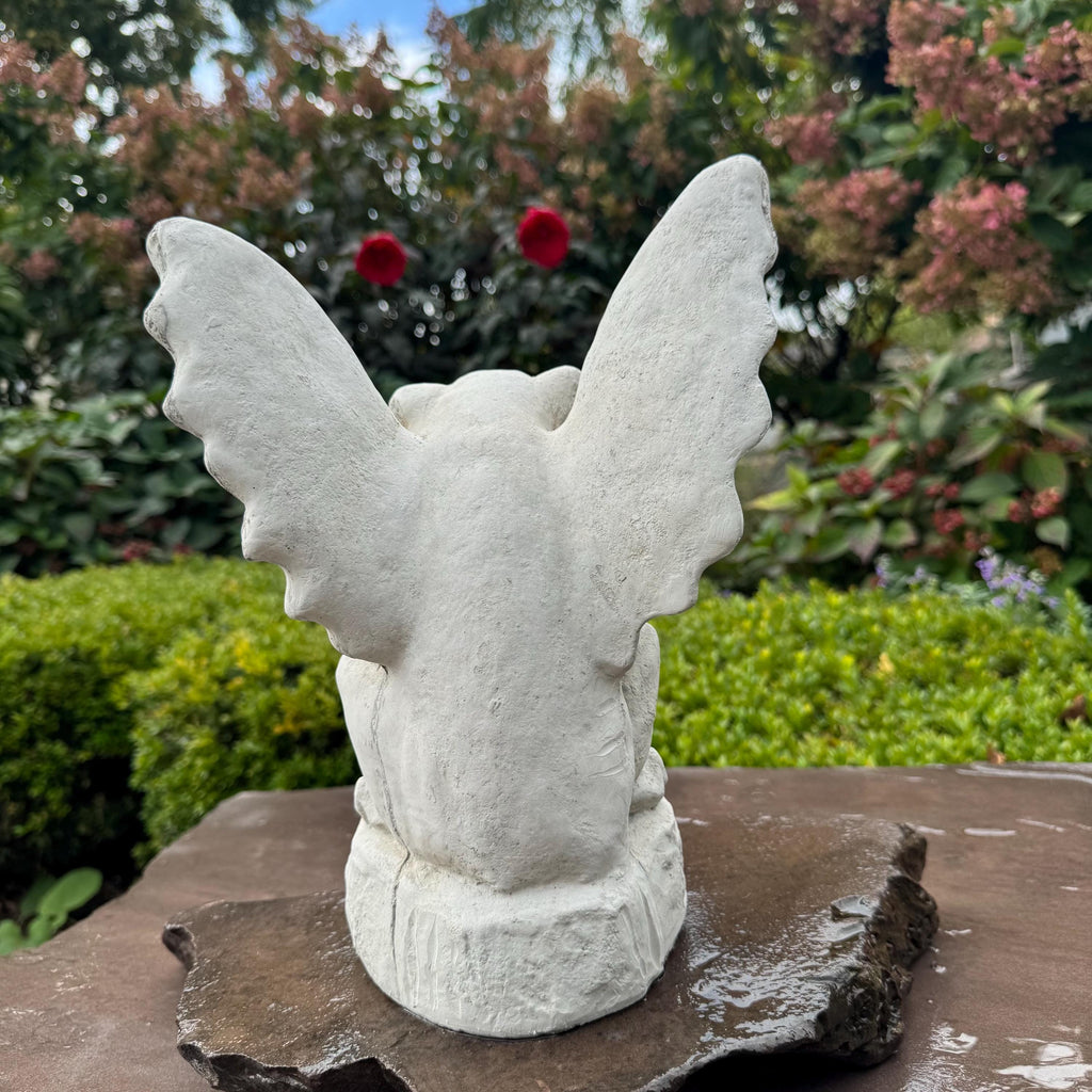 Unique Gothic Gargoyle Garden Statue 13 Inch Stone Look Fantasy Yard Sculpture Outdoor Decor