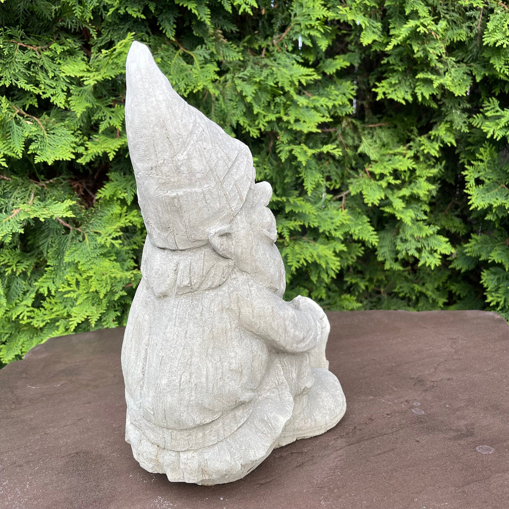 Concrete Gnomes For Sale 14.5" Garden Gnome Cement