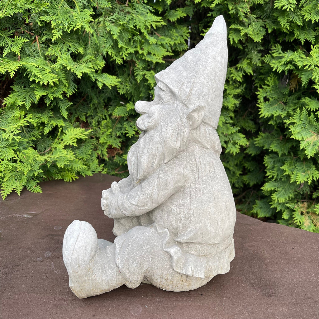 Concrete Gnomes For Sale 14.5" Garden Gnome Cement