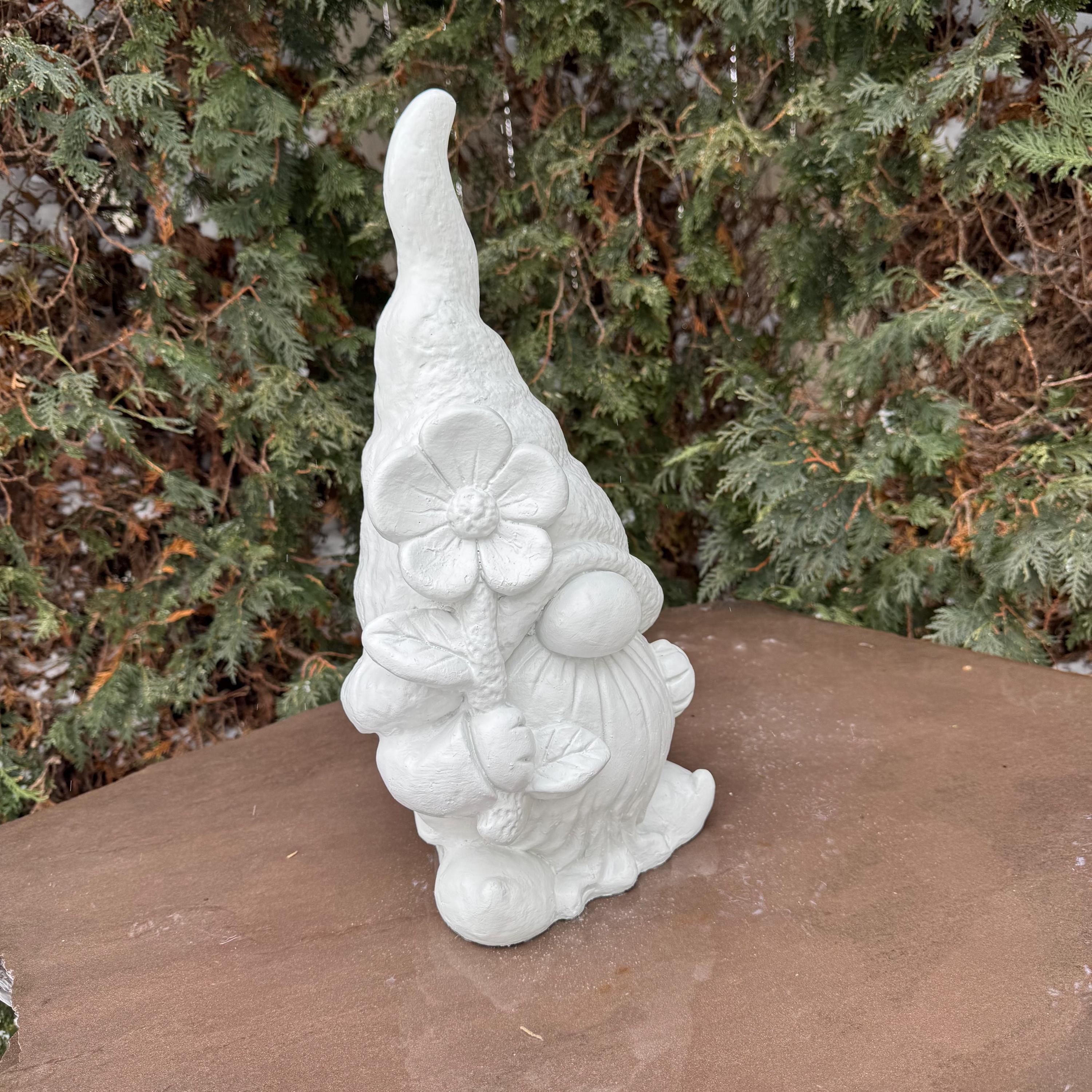 Cement Garden Gnome 18" Concrete Gnomes For Sale Near Me