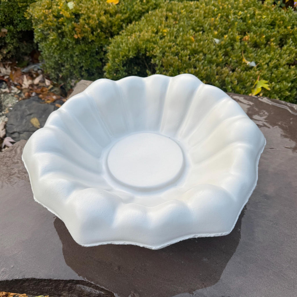 Cement Bird Bath Bowl 18" Concrete Bird Bath Bowl Only