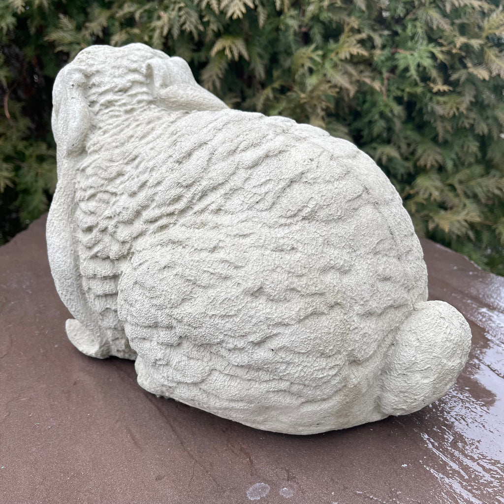 Large Concrete Bunny Rabbit Garden Sculpture 13"