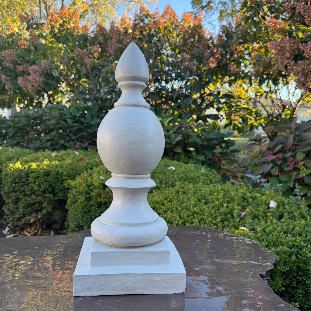 20" Handmade Concrete Painted Finial Home Decor Garden Sculpture Wedding Gift For Her Yard Art Ornament