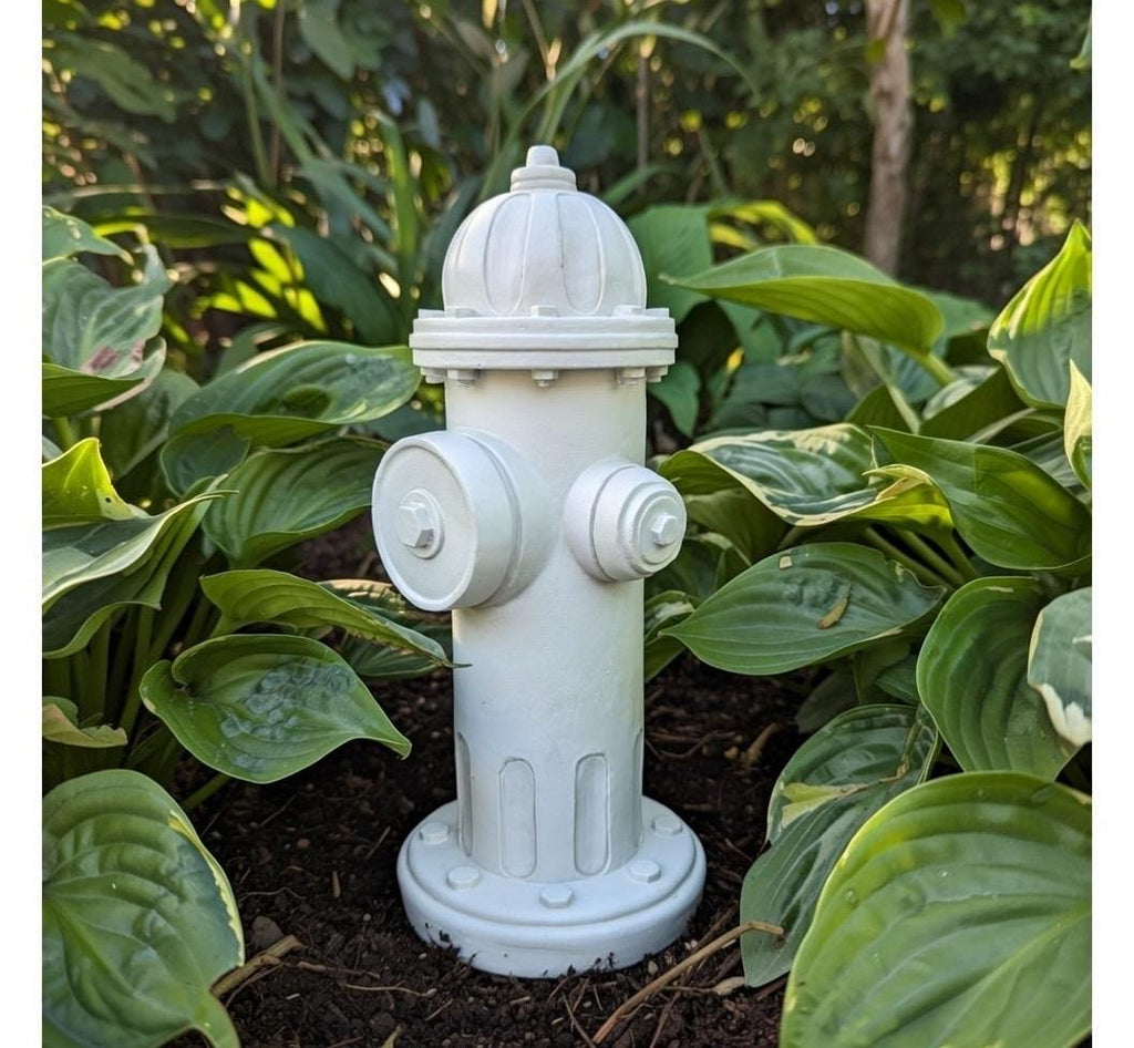 14 Inch Painted Concrete Fire Hydrant Dog Gift Pet Accessory Garden Yard Decor Lawn Ornament Sculpture