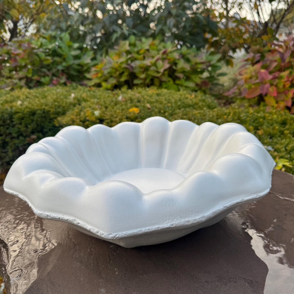 Cement Bird Bath Bowl 18" Concrete Bird Bath Bowl Only