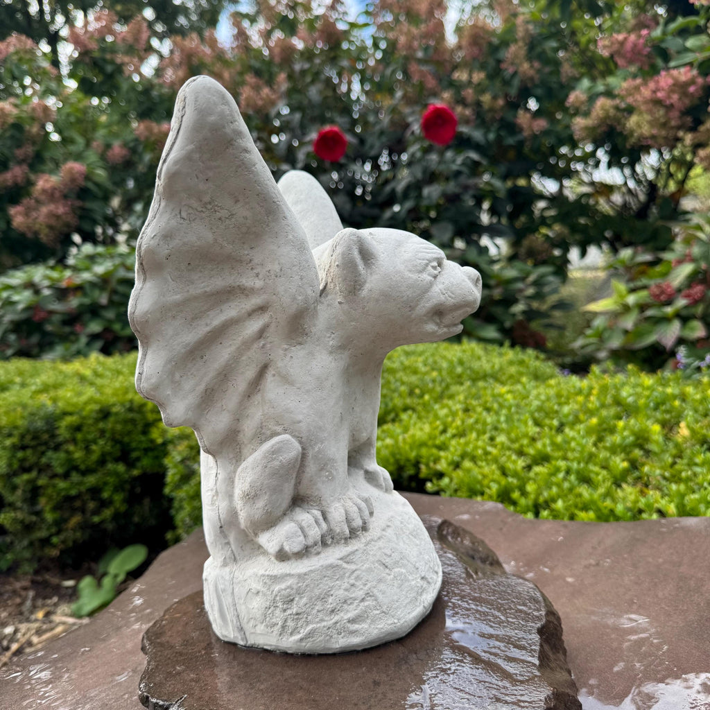 Unique Gothic Gargoyle Garden Statue 13 Inch Stone Look Fantasy Yard Sculpture Outdoor Decor