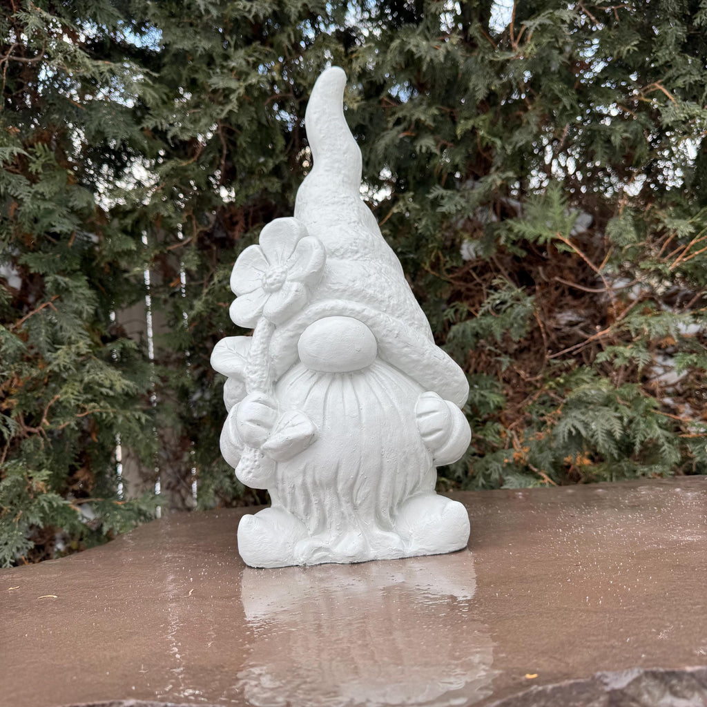 Cement Garden Gnome 18" Concrete Gnomes For Sale Near Me