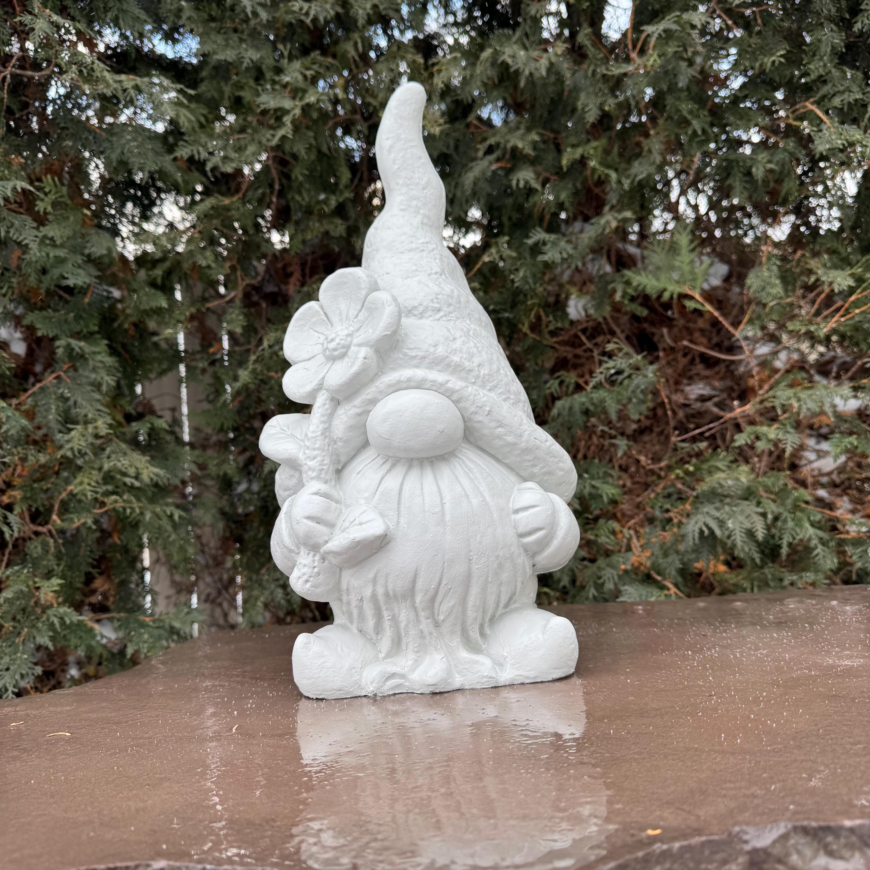 Cement Garden Gnome 18" Concrete Gnomes For Sale Near Me