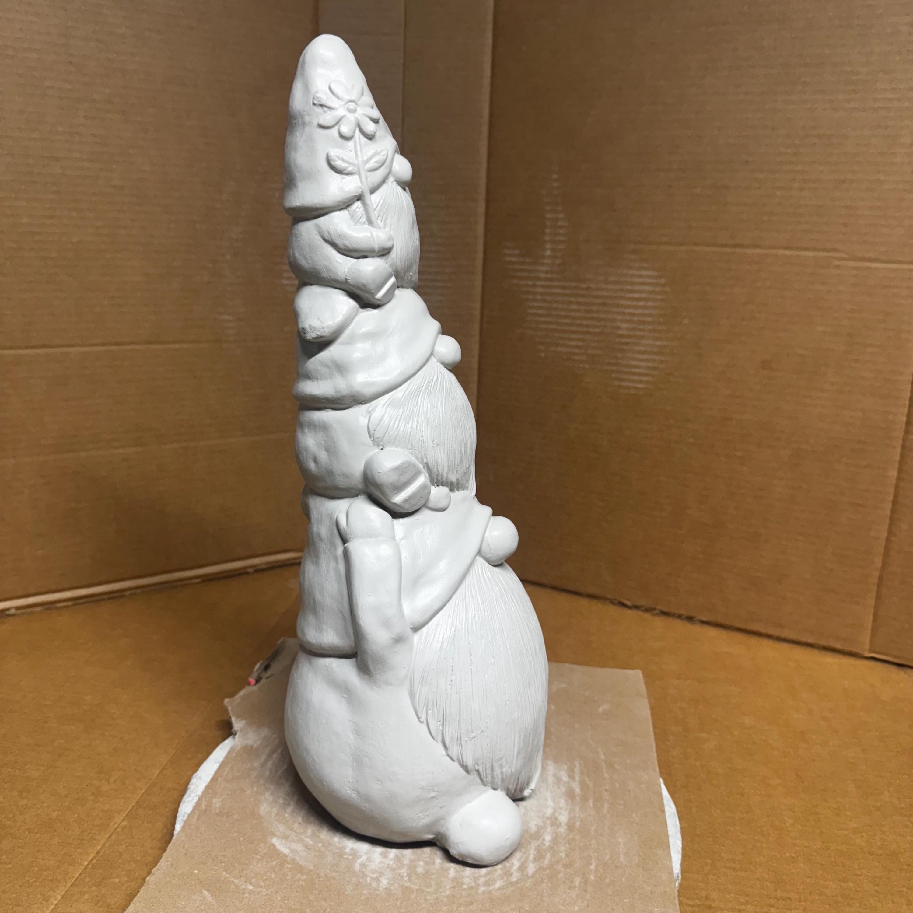 Concrete Garden Gnomes 13" Funny Gnome Statue