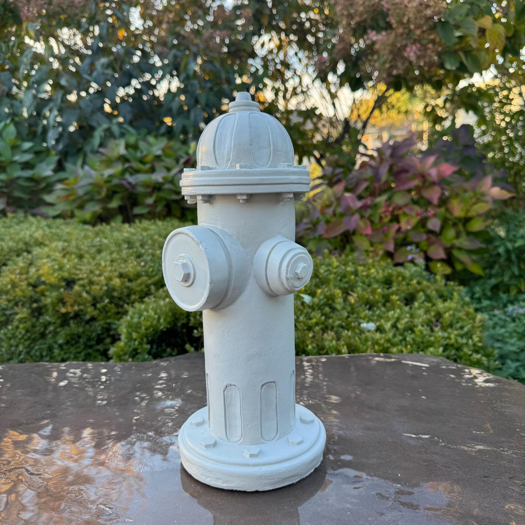 14 Inch Painted Concrete Fire Hydrant Dog Gift Pet Accessory Garden Yard Decor Lawn Ornament Sculpture