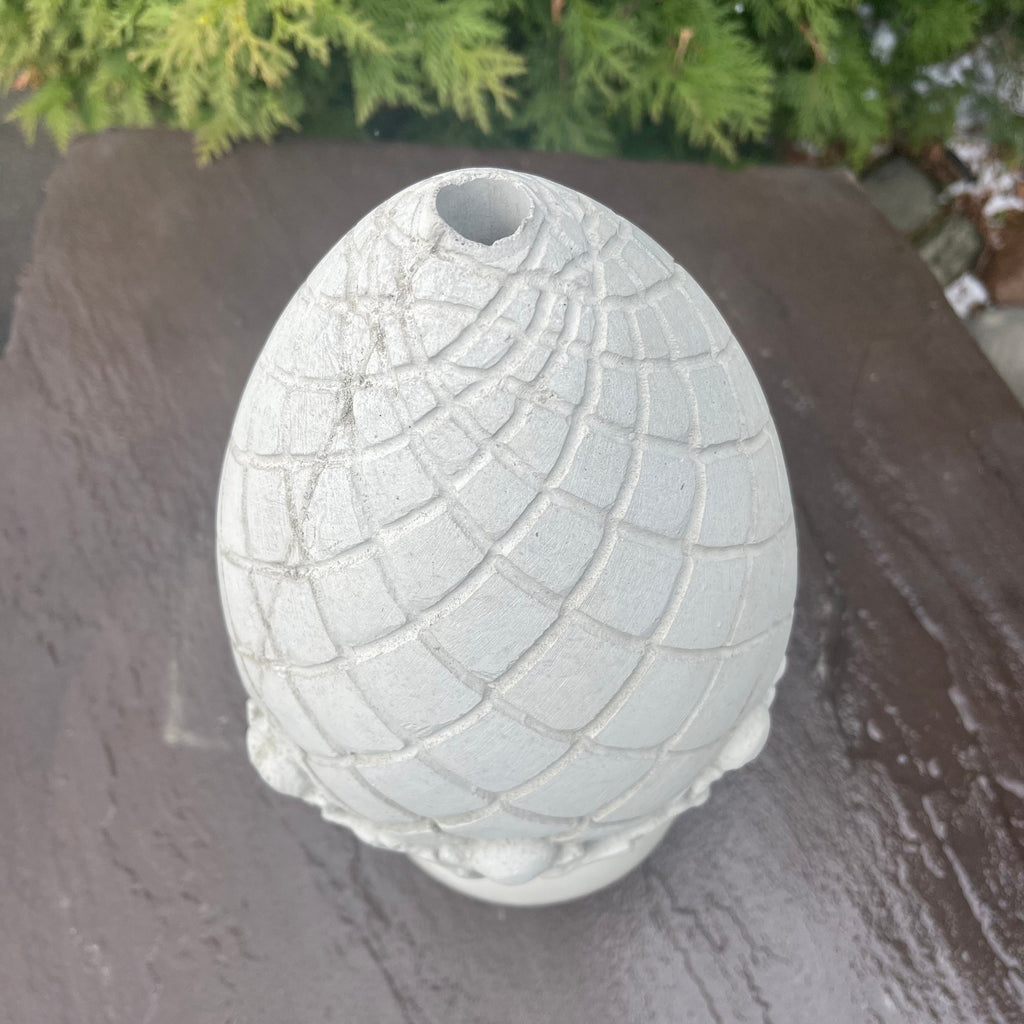 Concrete Artichoke Fountain Top: 13.5" Large Outdoor Garden Statue Cement Finial