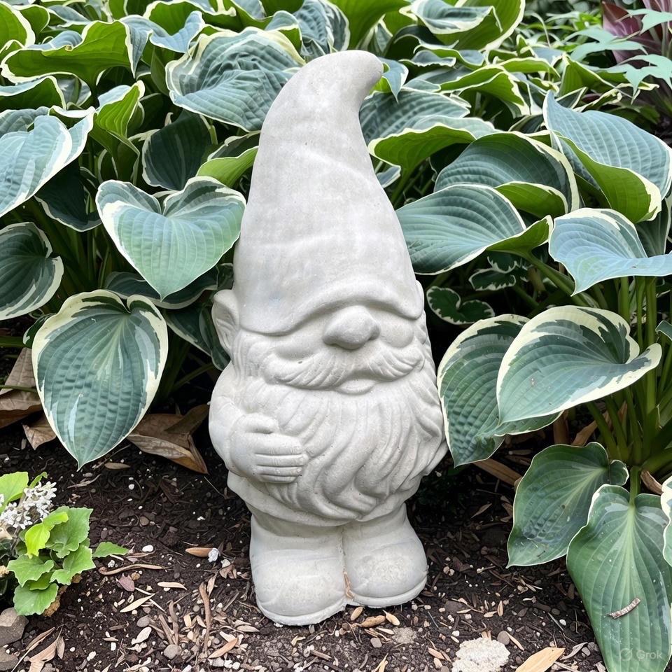 Cement Gnomes For Sale 14" Concrete Garden Gnomes Near Me