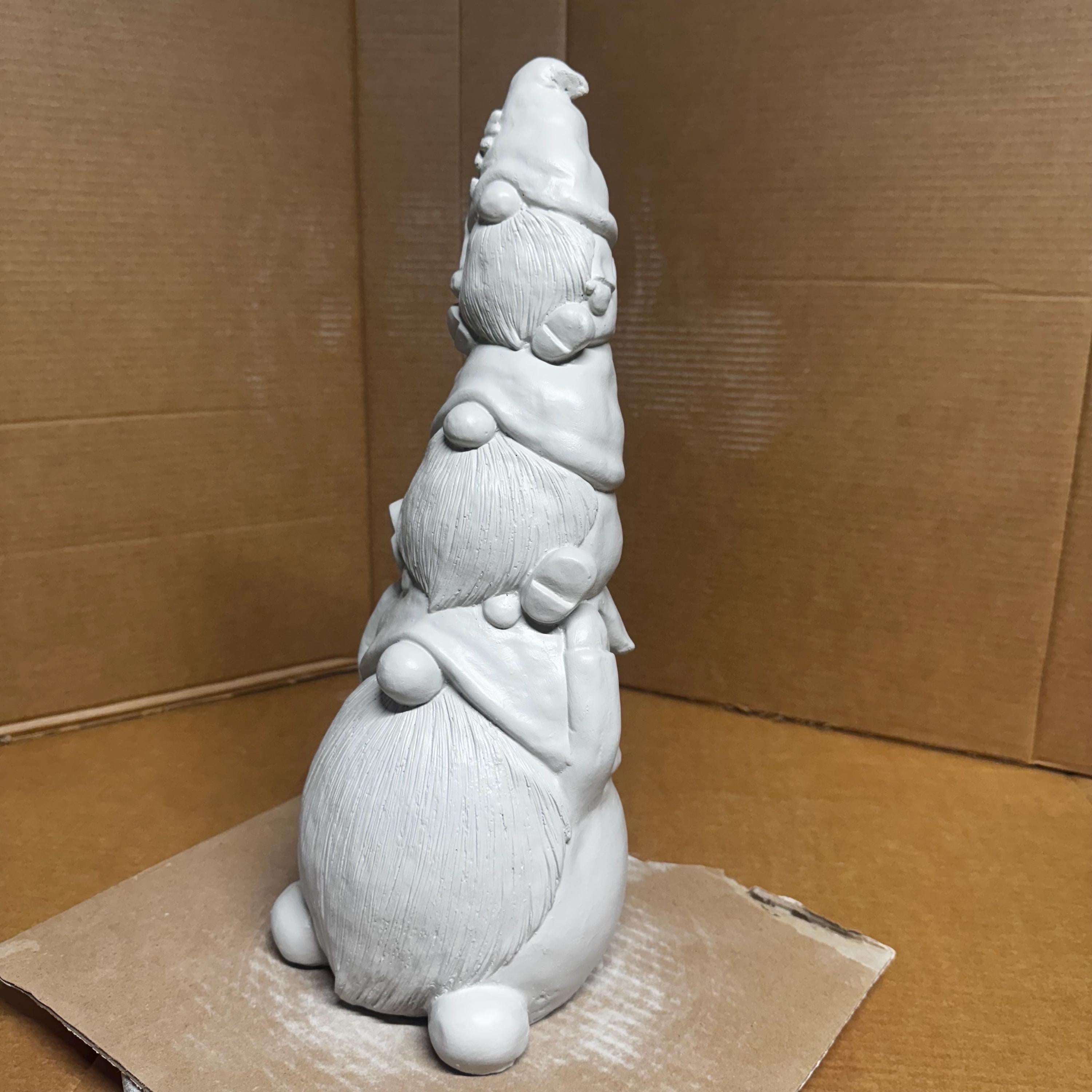 Concrete Garden Gnomes 13" Funny Gnome Statue