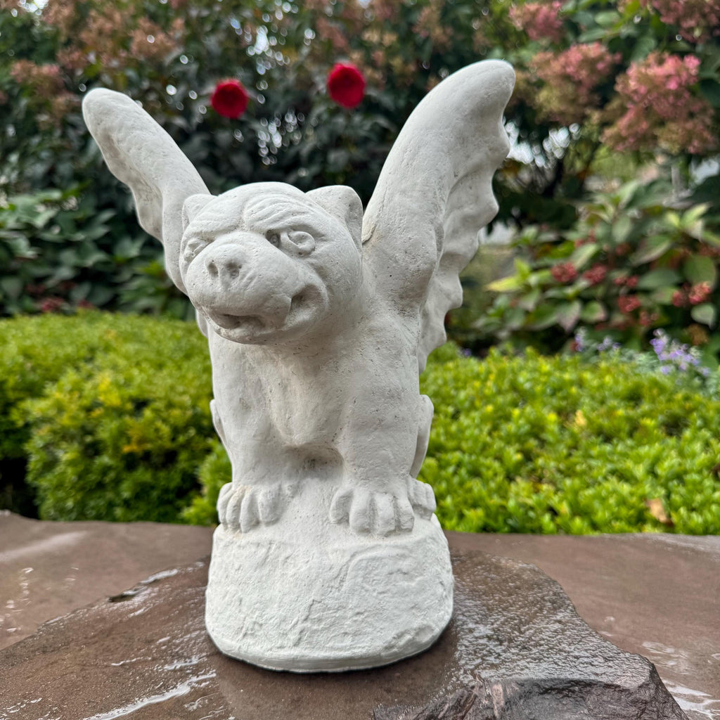 Unique Gothic Gargoyle Garden Statue 13 Inch Stone Look Fantasy Yard Sculpture Outdoor Decor