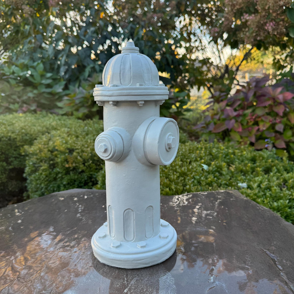 14 Inch Painted Concrete Fire Hydrant Dog Gift Pet Accessory Garden Yard Decor Lawn Ornament Sculpture