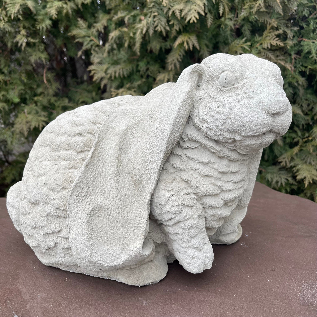 Large Concrete Bunny Rabbit Garden Sculpture 13"