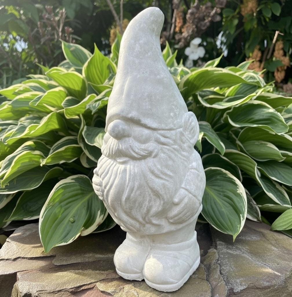 Cement Gnomes For Sale 14" Concrete Garden Gnomes Near Me