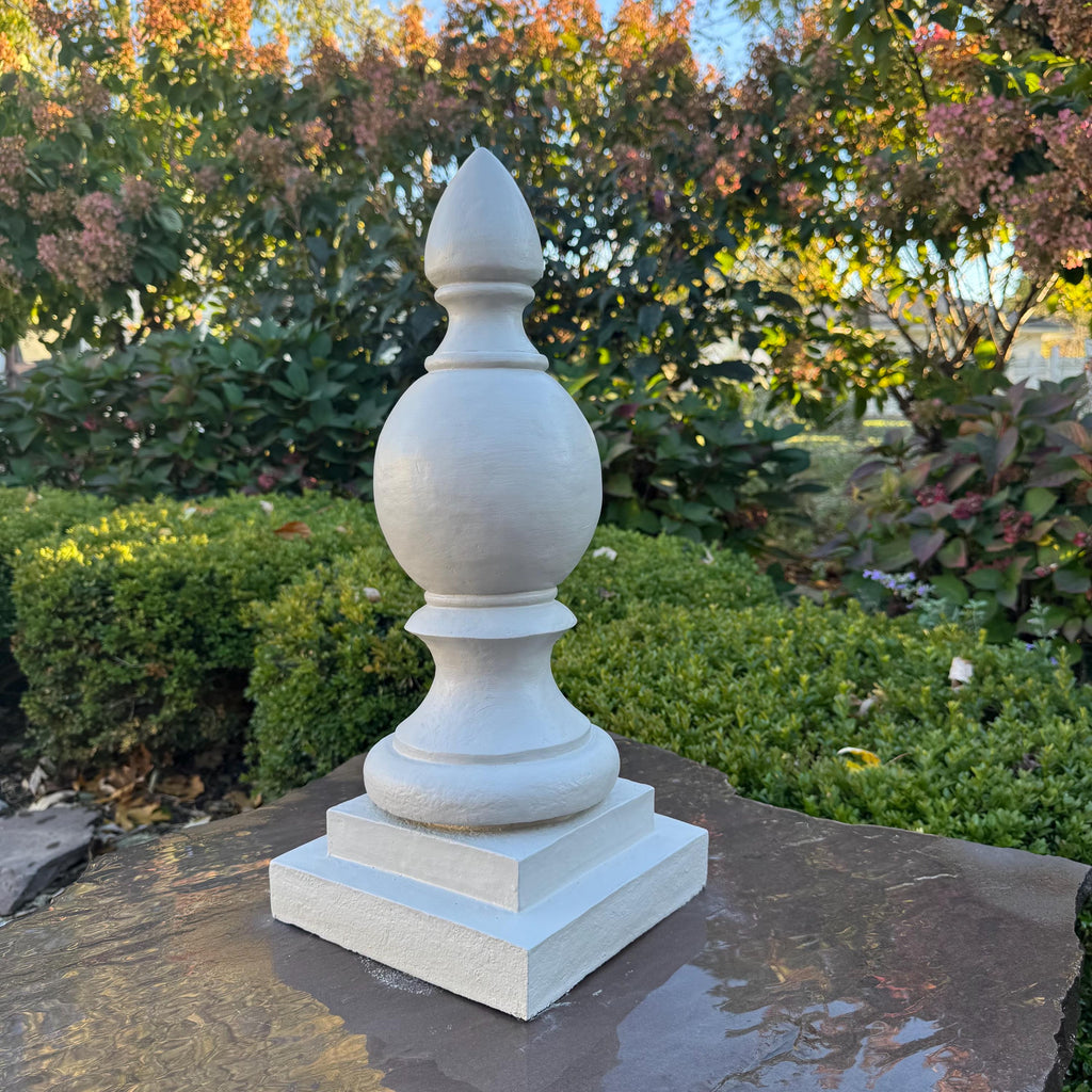 20" Handmade Concrete Painted Finial Home Decor Garden Sculpture Wedding Gift For Her Yard Art Ornament