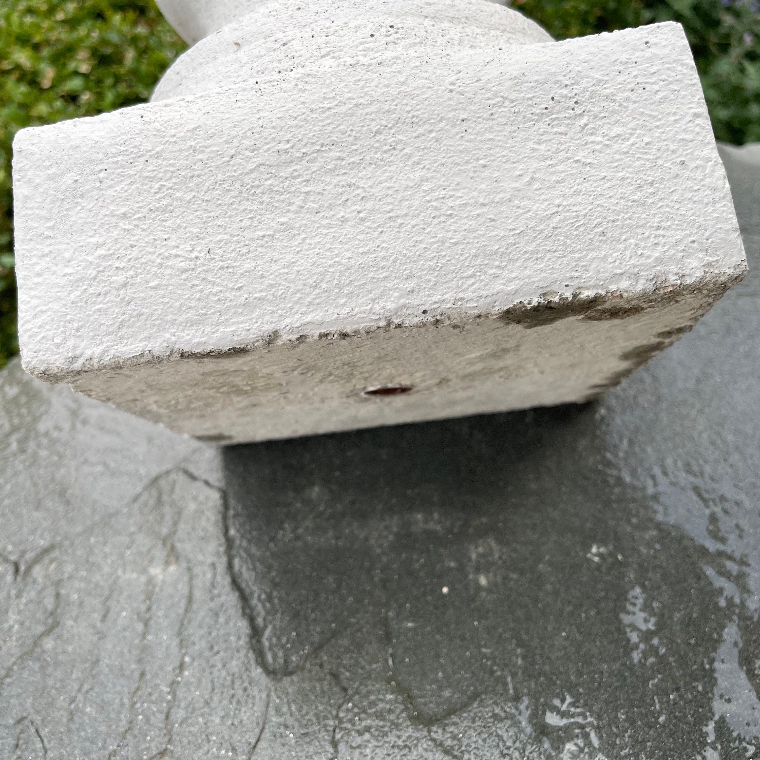 Concrete Acorn Water Fountain Topper 19 Inch Outdoor Garden Pond Finial Top Sculpture