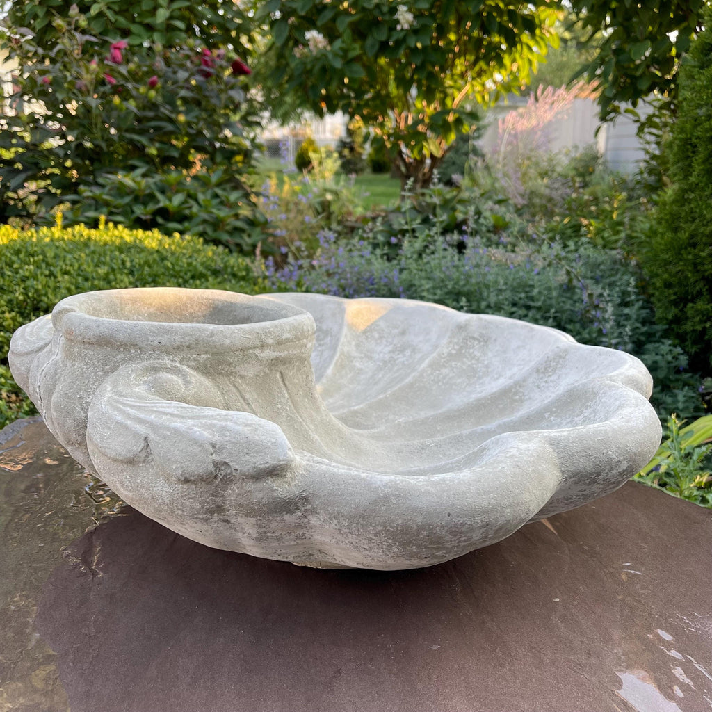 Concrete Fountain Bowl Replacement 23" Large Cement Bowl Fountain Basin