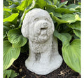 Bichon Frise Concrete Statue 9 Inch Outdoor Garden Sculpture Pet Memorial Gift Dog Yard Art Lawn Ornament Decor