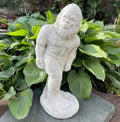 Cement Bigfoot Garden Statue 17 Inch Concrete Sasquatch Outdoor Yard Sculpture Lawn Ornament Decor Gift