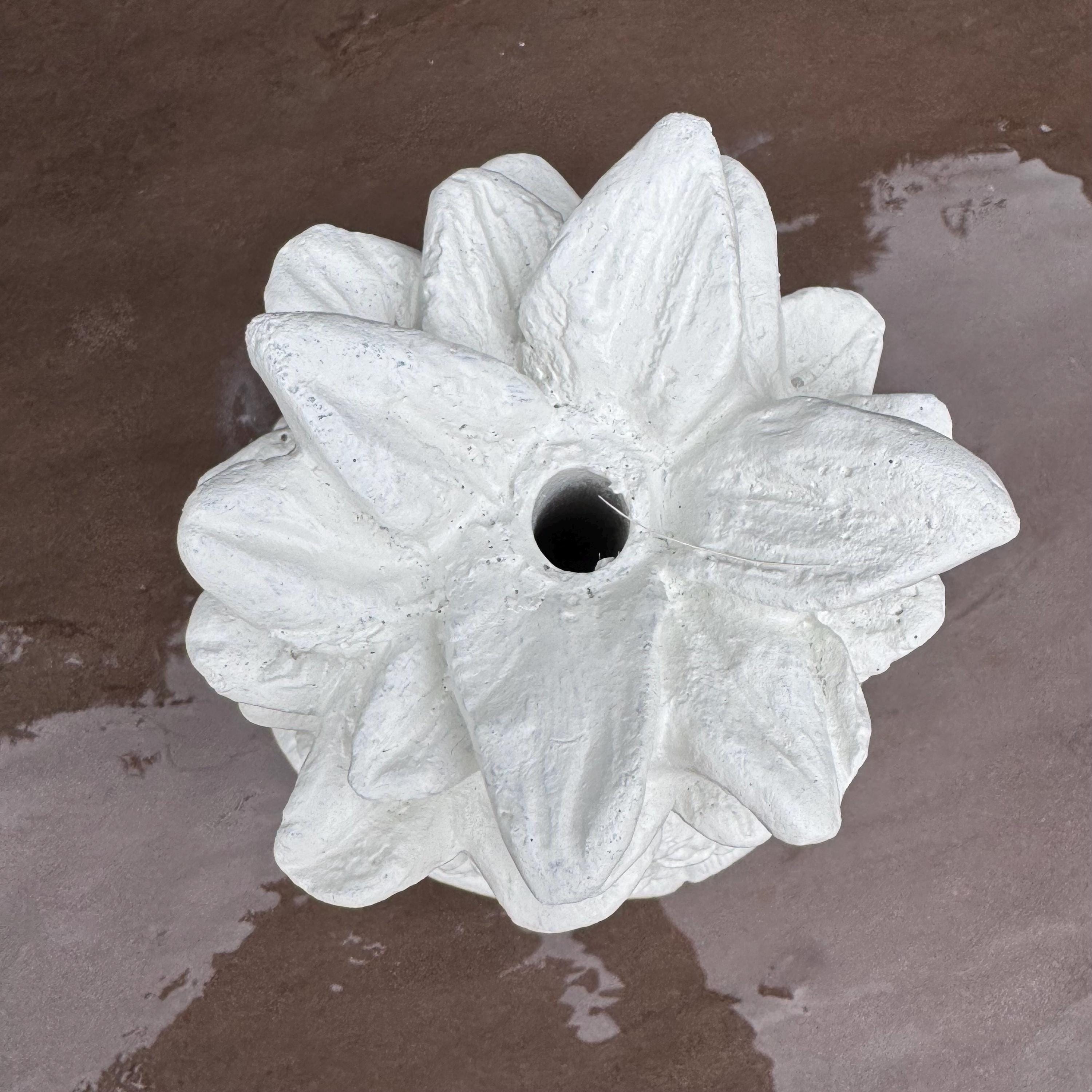 11 Inch Replacement Concrete Fountain Top - Outdoor Water Feature Pineapple Spitter Spout