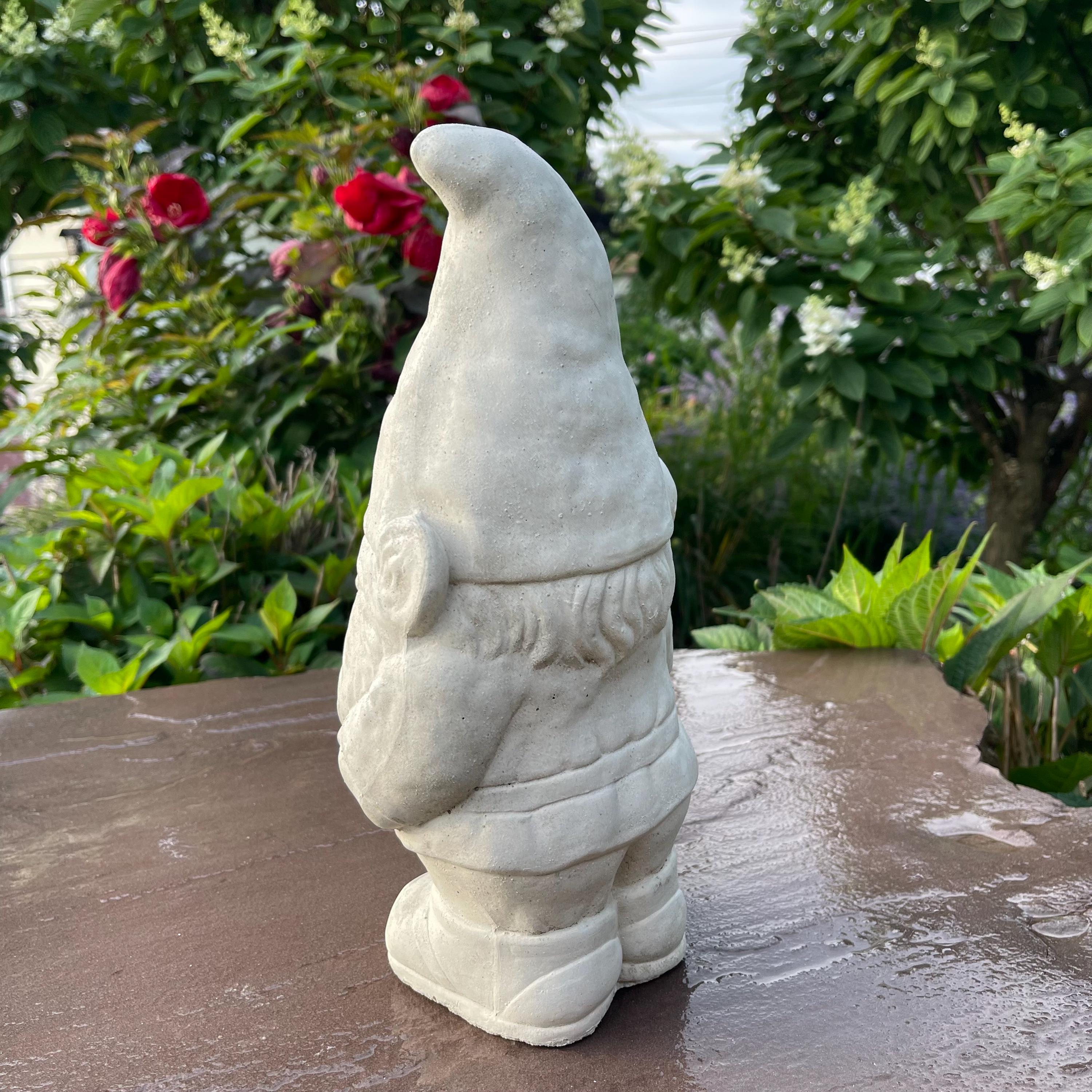 Cement Gnomes For Sale 14" Concrete Garden Gnomes Near Me