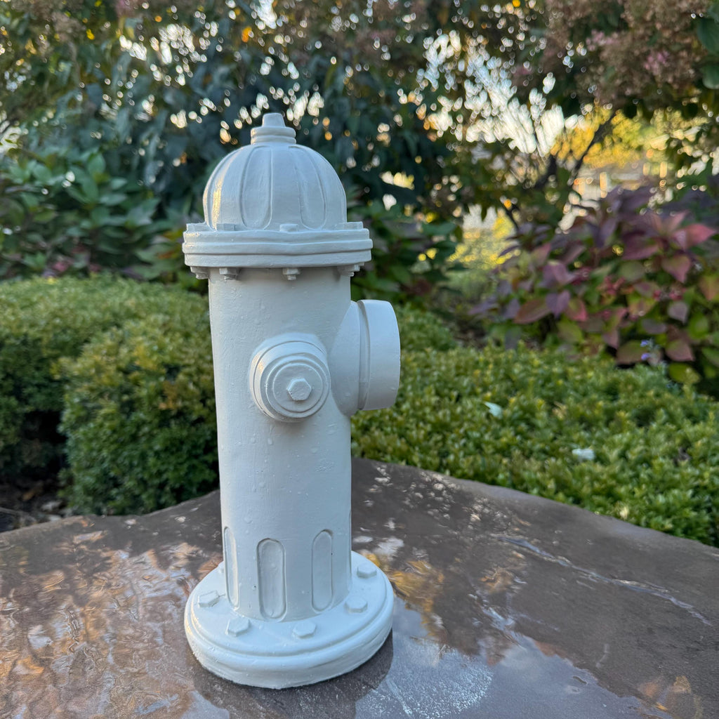 14 Inch Painted Concrete Fire Hydrant Dog Gift Pet Accessory Garden Yard Decor Lawn Ornament Sculpture