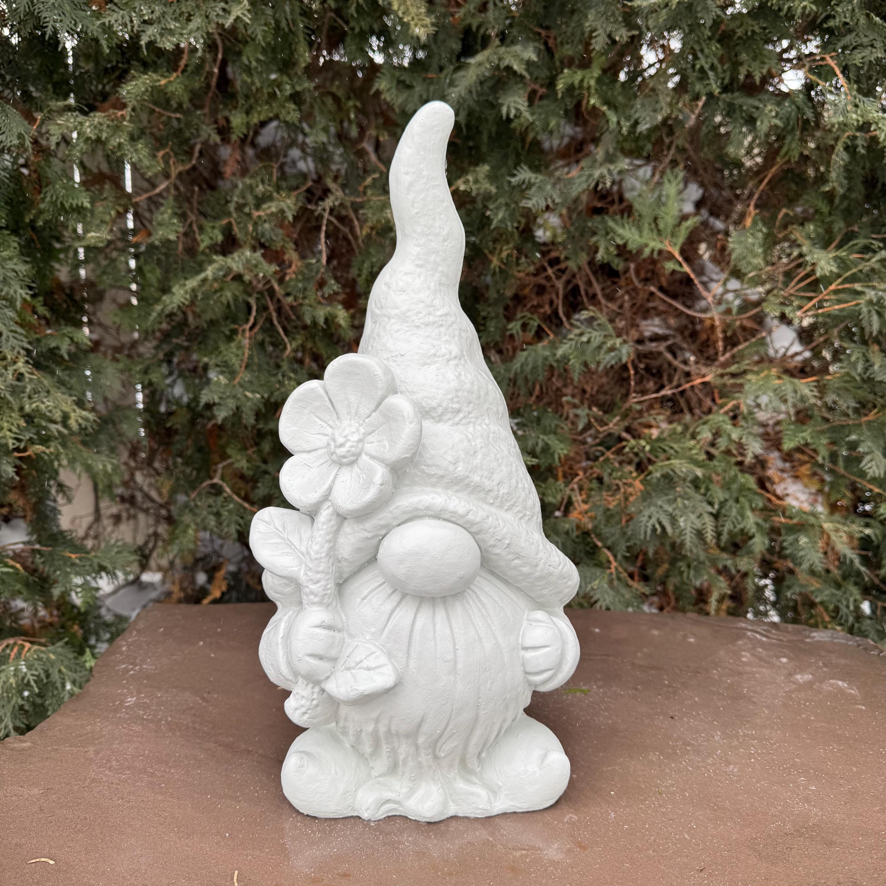 Cement Garden Gnome 18" Concrete Gnomes For Sale Near Me