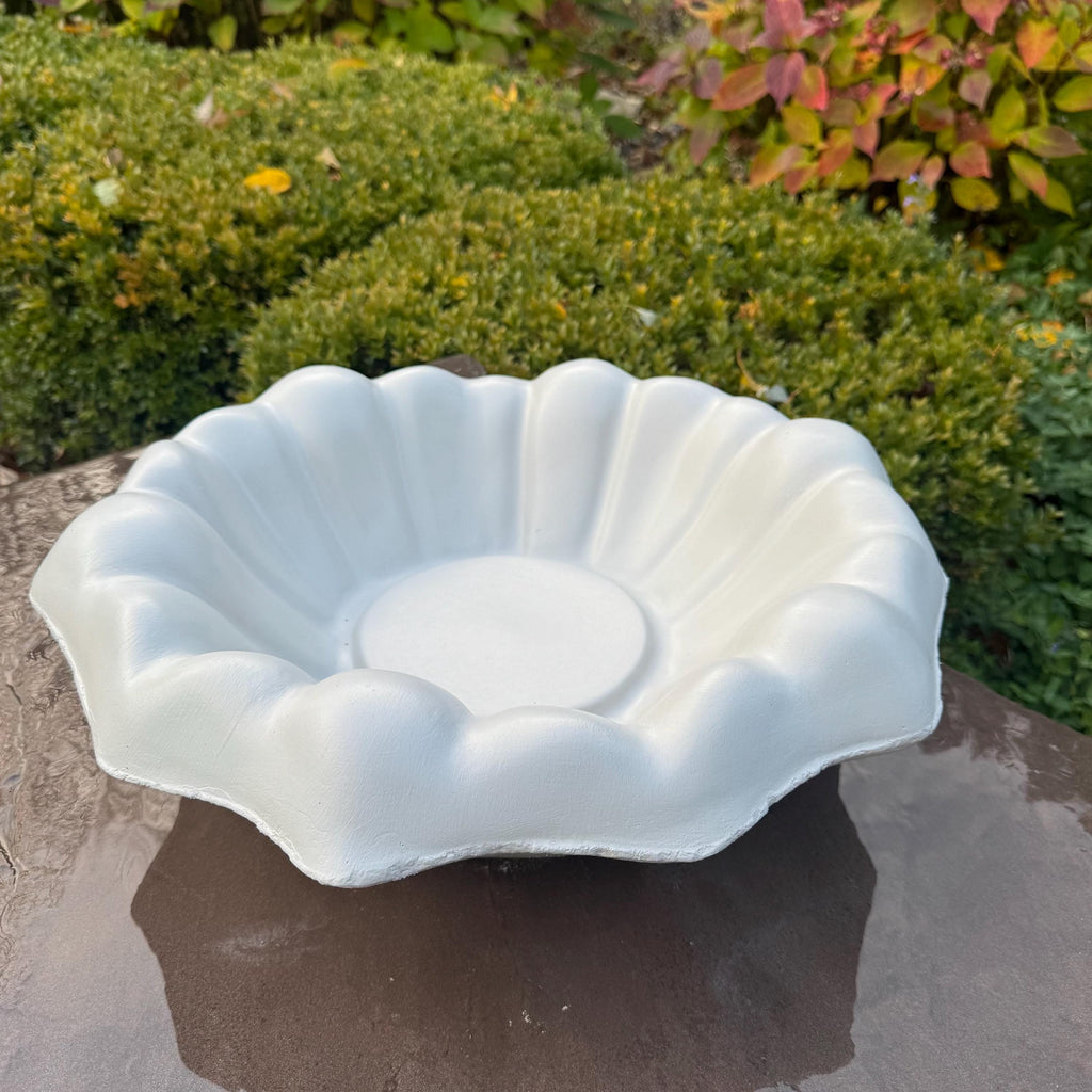 Cement Bird Bath Bowl 18" Concrete Bird Bath Bowl Only