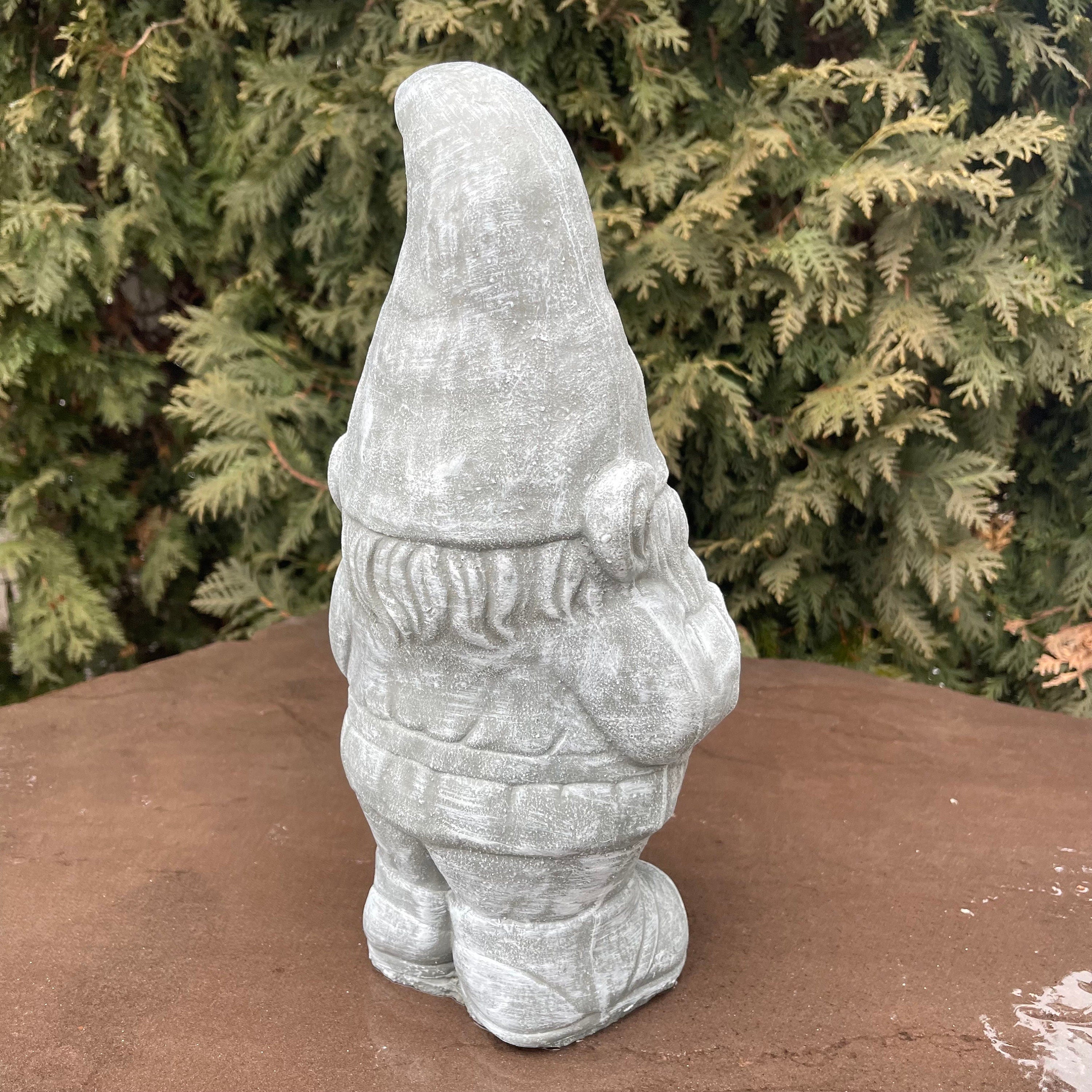 Concrete Garden Gnomes For Sale 14" Cement Gnome Statue