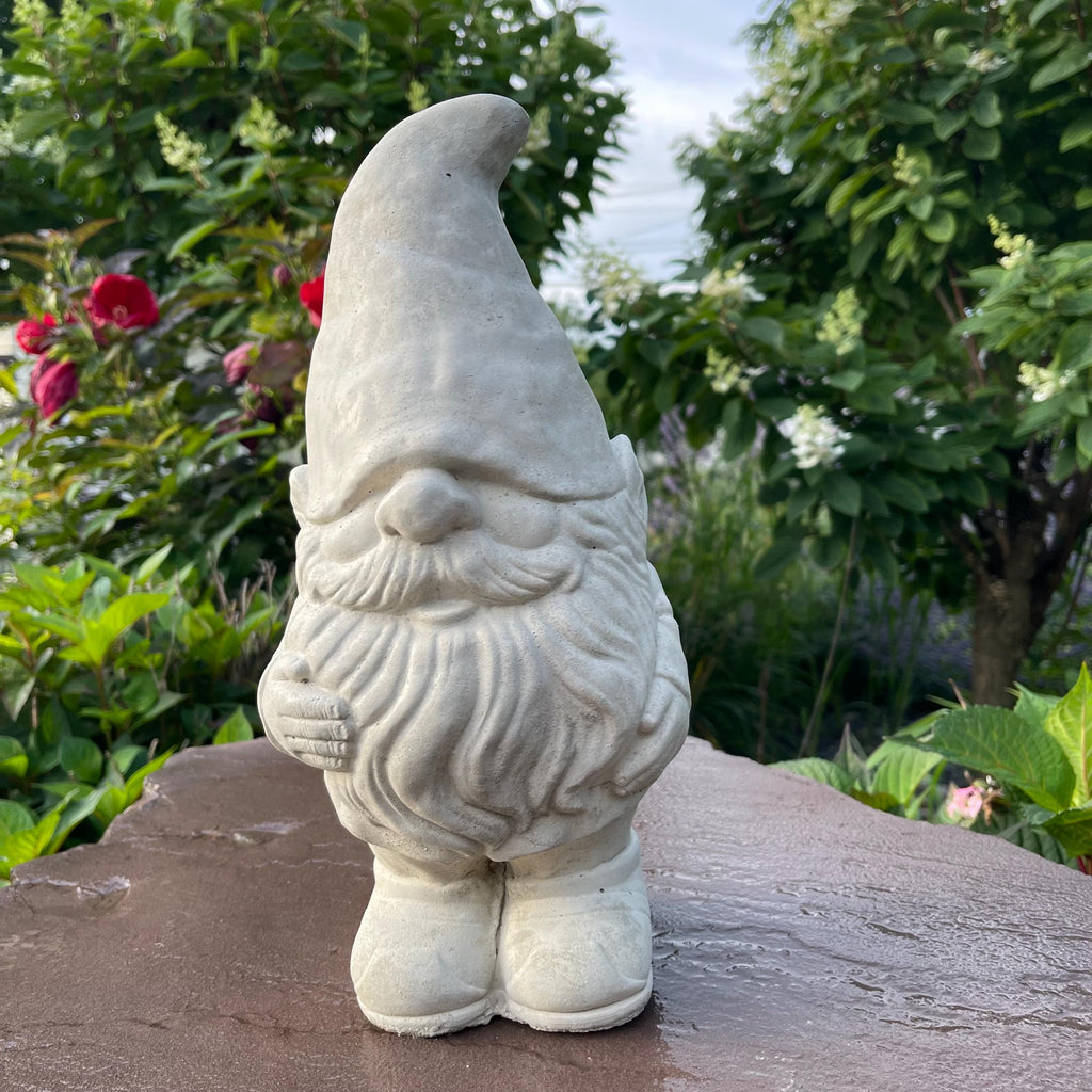 Cement Gnomes For Sale 14" Concrete Garden Gnomes Near Me