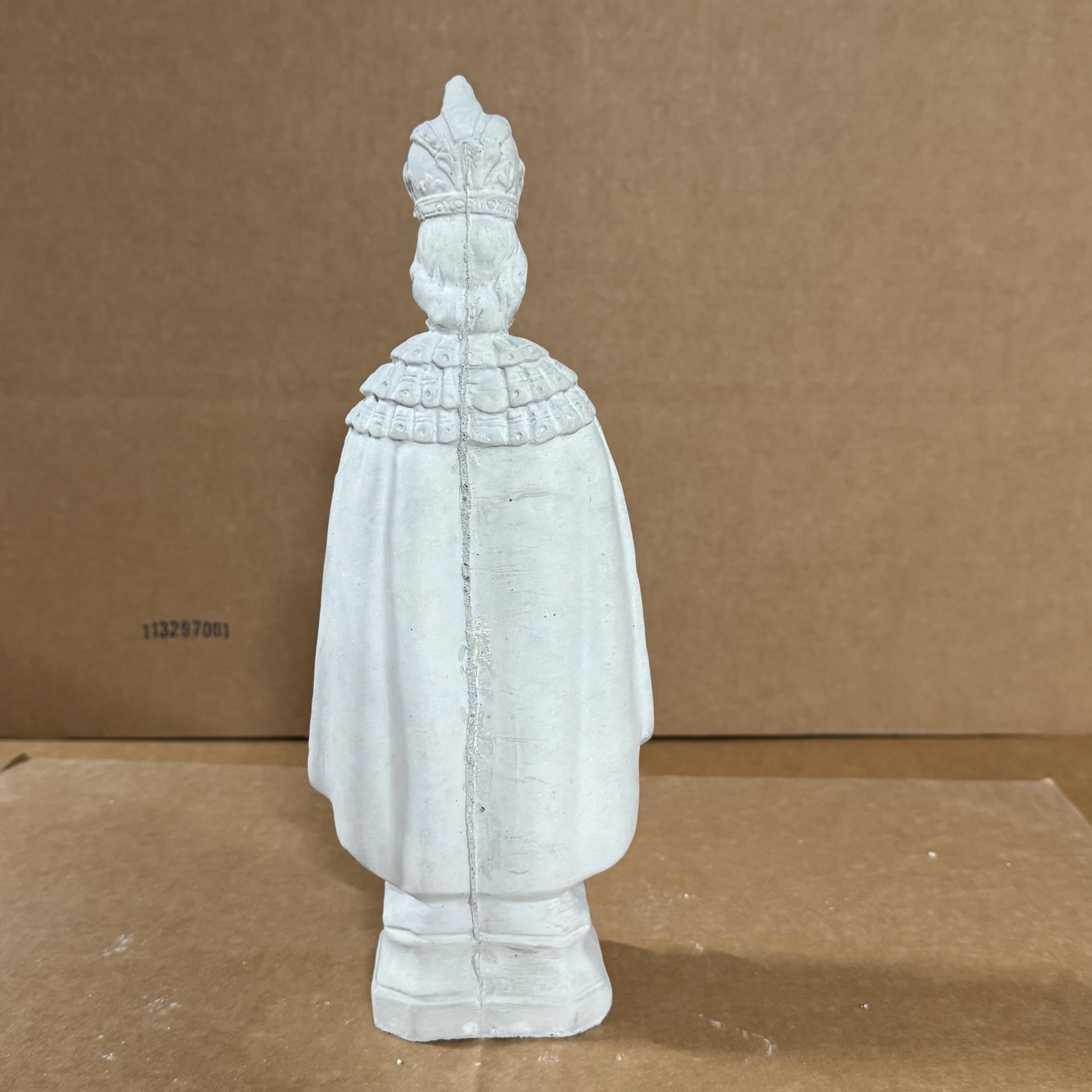 12 Inch Infant of Prague Statue - Outdoor Concrete Jesus Garden Catholic Religious Shrine Gift