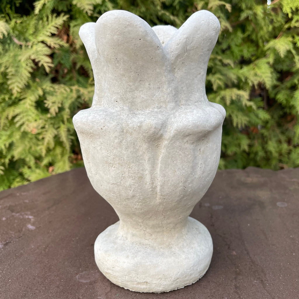 Concrete Fountain Top 8" Small Replacement Tulip Style Cement Fountain Topper
