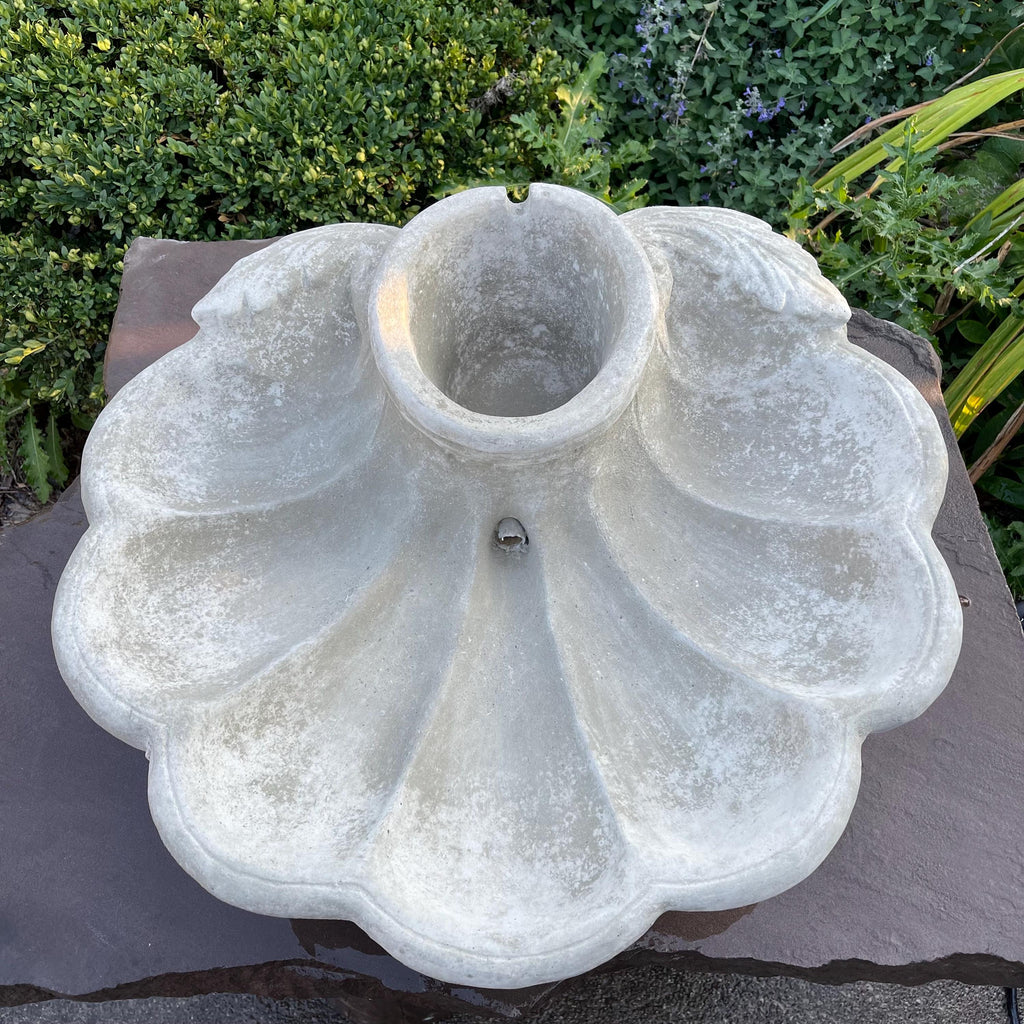 Concrete Fountain Bowl Replacement 23" Large Cement Bowl Fountain Basin