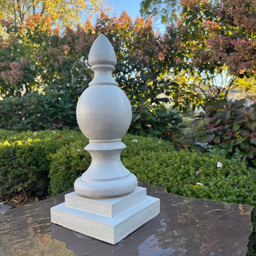 20" Handmade Concrete Painted Finial Home Decor Garden Sculpture Wedding Gift For Her Yard Art Ornament