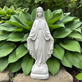 Concrete Our Lady Of Grace Garden Statue 24" Cement Mother Mary Statue Outdoor