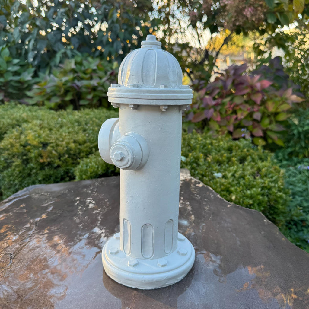 14 Inch Painted Concrete Fire Hydrant Dog Gift Pet Accessory Garden Yard Decor Lawn Ornament Sculpture