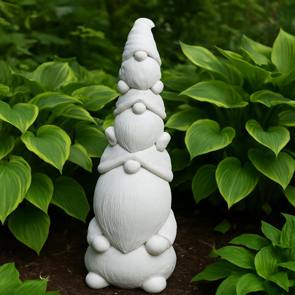 Concrete Garden Gnomes 13" Funny Gnome Statue