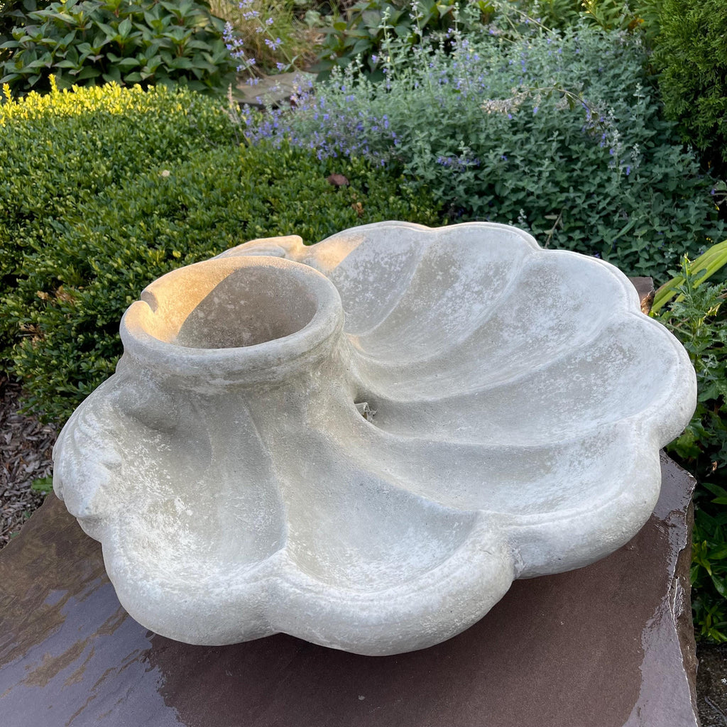 Concrete Fountain Bowl Replacement 23" Large Cement Bowl Fountain Basin