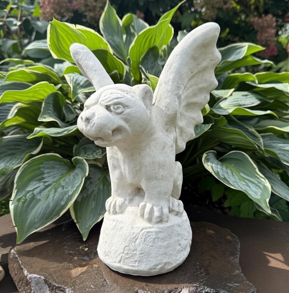 Unique Gothic Gargoyle Garden Statue 13 Inch Stone Look Fantasy Yard Sculpture Outdoor Decor
