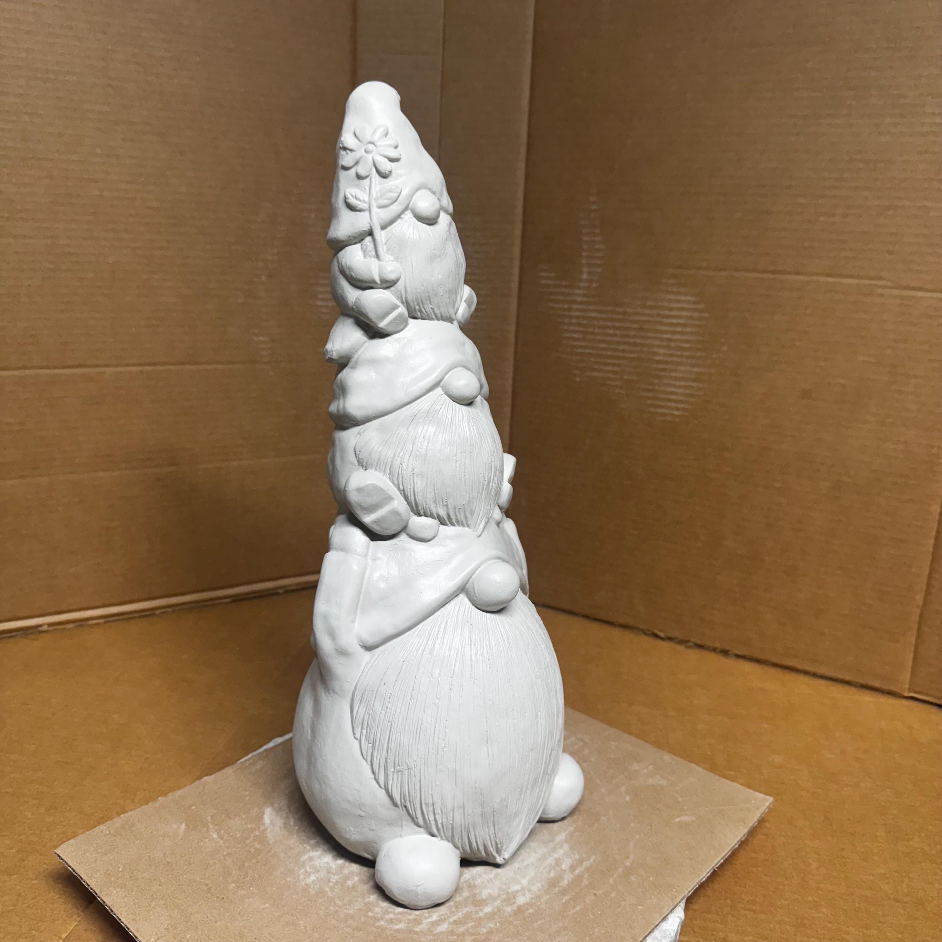Concrete Garden Gnomes 13" Funny Gnome Statue