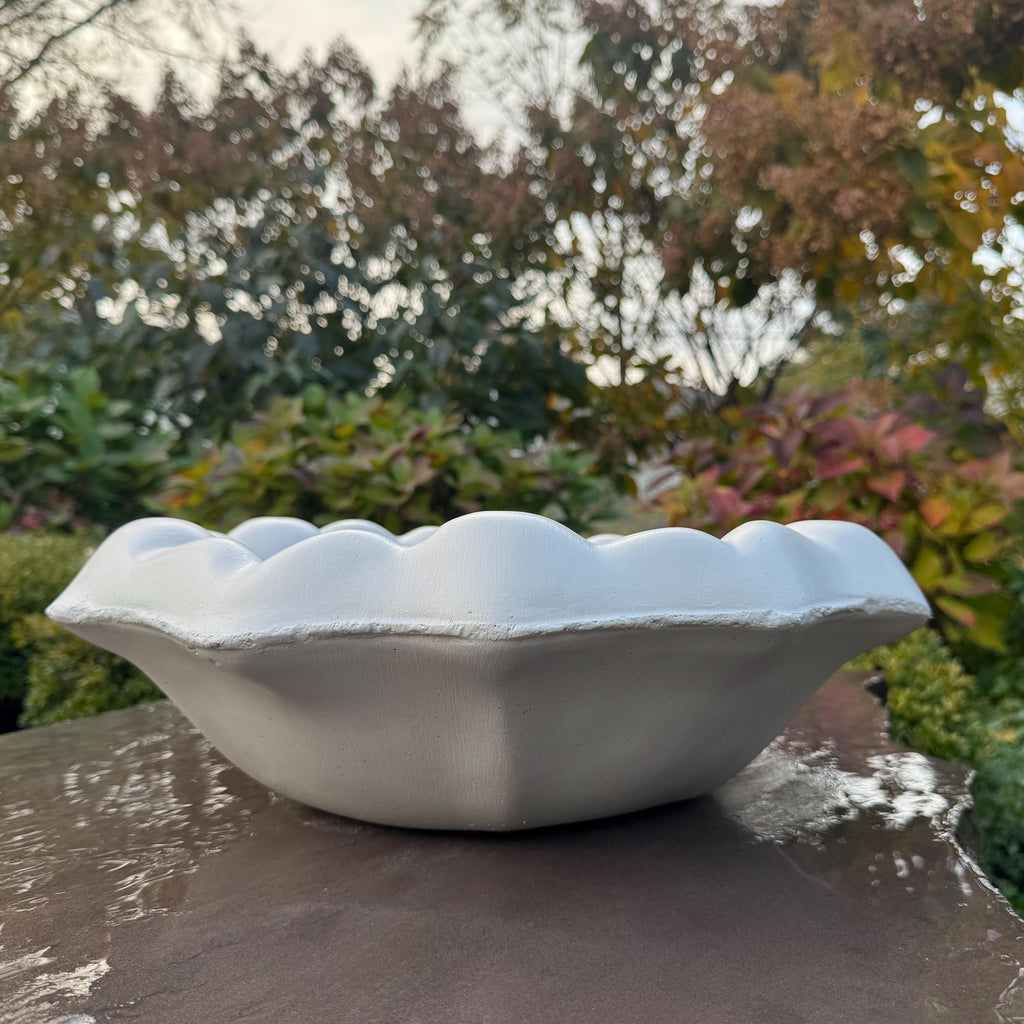 Cement Bird Bath Bowl 18" Concrete Bird Bath Bowl Only