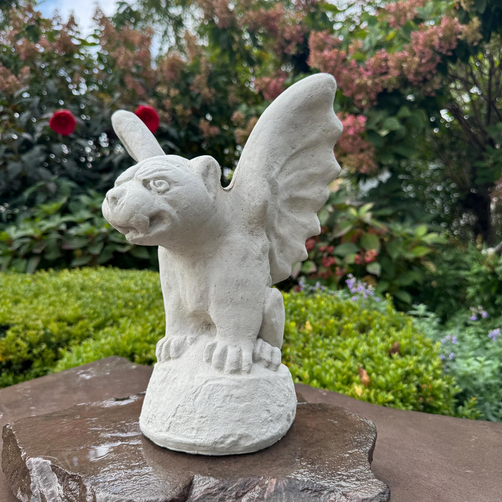 Unique Gothic Gargoyle Garden Statue 13 Inch Stone Look Fantasy Yard Sculpture Outdoor Decor