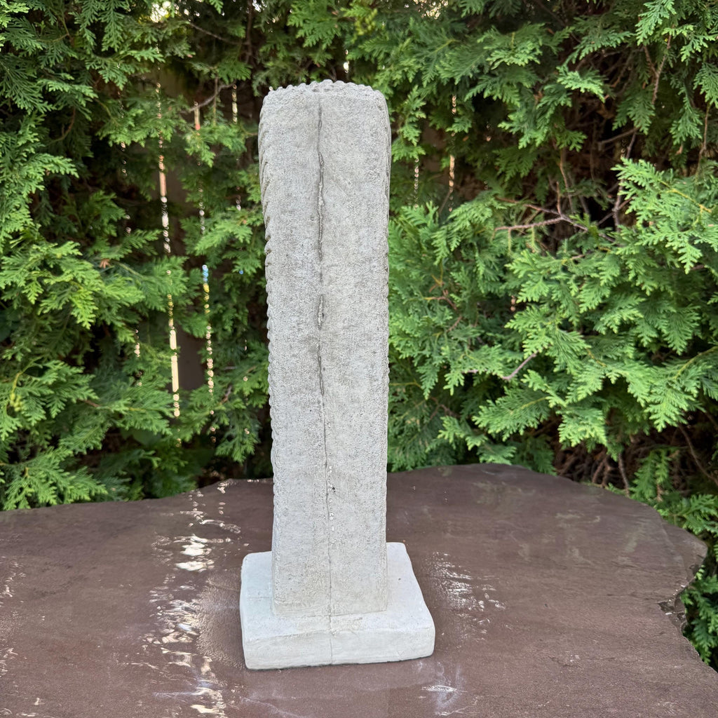 Concrete Tiki Totem 16.5" Polynesian Garden Sculpture Statue Yard Art Outdoor Decor
