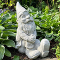 Concrete Gnomes For Sale 14.5" Garden Gnome Cement